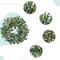 22 inch Artificial Summer Wreath for Front Door Evergreen Eucalyptus Decoration Wreath with Berries Home Party Indoor Outdoor All Season Decor